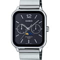Casio Casio Collection MTP-M305D-1A  MTP-M305D-1A кварцевые мужские часы серебристый циферблат, браслет нержавеющая сталь — вид спереди