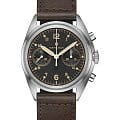 Hamilton Hamilton Khaki Aviation Pilot Pioneer Mechanical H76409530  H76409530 механические мужские часы черный циферблат, браслет кожаный — вид спереди