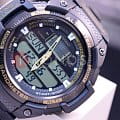Casio Casio Illuminator SGW-400H-1B2 , наручные мужские часы фото под углом