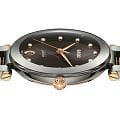 Rado Rado LaCoupole Diamonds R22241703,  швейцария женские часы на браслете высокотехнологичная керамика + нержавеющая сталь с pvd покрытием боковой вид