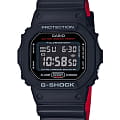 Casio Casio G-Shock DW-5600UHR-1DR (DW-5600UHR-1) DW-5600 DW-5600UHR-1DR электронные мужские часы  циферблат, браслет пластик — вид спереди