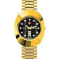 Rado Rado The Original Automatic R12413613 Automatic R12413613 механические мужские часы черный циферблат, браслет нержавеющая сталь с pvd-покрытием — вид спереди