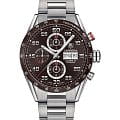 TAG Heuer TAG Heuer Carrera CV2A1S.BA0799  CV2A1S.BA0799 механические мужские часы коричневый циферблат, браслет нержавеющая сталь — вид спереди