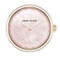 Anne Klein Anne Klein Ring 5124RINGPM  5124RINGPM кварцевые женские часы розовый циферблат, браслет сталь c pvd покрытием — вид спереди