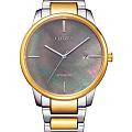Citizen Citizen Eco-Drive BM7524-87Y  BM7524-87Y кварцевые мужские часы перламутровый циферблат, браслет нержавеющая сталь с ip-покрытием — вид спереди