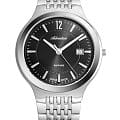 Adriatica Adriatica Premiere A8296.5157Q  A8296.5157Q кварцевые мужские часы черный циферблат, браслет нержавеющая сталь — вид спереди