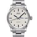 Mido Mido Multifort Gent M005.430.11.031.80  M0054301103180 механические мужские часы серебристый циферблат, браслет нержавеющая сталь — вид спереди