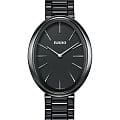 Rado Rado Esenza Ceramic Touch R53093152  R53093152 кварцевые женские часы черный циферблат, браслет керамика — вид спереди