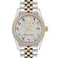 Philipp Plein Philipp Plein Street Couture PW2BA0123  PW2BA0123 кварцевые женские часы белый циферблат, браслет нержавеющая сталь с ip-покрытием — вид спереди
