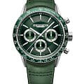 Raymond Weil Raymond Weil 7741-SC7-52021  7741-SC7-52021 механические мужские часы зеленый циферблат, браслет кожаный — вид спереди