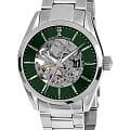Jacques Lemans Jacques Lemans Classic 1-1909D  1-1909D механические мужские часы зеленый циферблат, браслет нержавеющая сталь — вид спереди