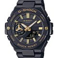 Casio Casio G-Shock GST-B500BD-1A9DR (GST-B500BD-1A9) GST G-Steel GST-B500BD-1A9 электронные мужские часы черный циферблат, браслет сталь с ip покрытием — вид спереди