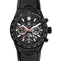 TAG Heuer TAG Heuer Carrera CBG2A90.FT6173  CBG2A90.FT6173 механические мужские часы черный циферблат, браслет каучук — вид спереди