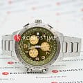 Hamilton Hamilton Khaki X-Wind GMT Chrono Quartz H77932160 кварцевые мужские часы часы, крупный план зеленый циферблат