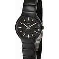 Rado Rado True R27655052  R27655052 кварцевые женские часы черный циферблат, браслет высокотехнологичная керамика — вид спереди