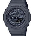 Casio Casio G-Shock GA-2100CA-8A GA-2100 GA-2100CA-8A электронные мужские часы серый циферблат, браслет пластик — вид спереди