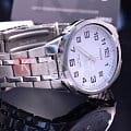 Casio Casio Collection MTP-1310PD-7B кварцевые мужские часы часы, крупный план белый циферблат