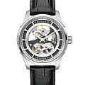 Hamilton Hamilton Jazzmaster Viewmatic Skeleton Gent Auto H42555751  H42555751 механические мужские часы  циферблат, браслет кожаный — вид спереди