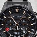 Citizen Citizen Chronograph AN8195-58E,  япония мужские часы на браслете нержавеющая сталь с ip-покрытием боковой вид