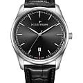 Jacques Philippe Jacques Philippe Odina JPQGS621111  JPQGS621111 кварцевые мужские часы черный циферблат, браслет кожаный — вид спереди