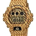 Casio Casio G-Shock DW-6900ZB-9DR  DW-6900ZB-9DR электронные мужские часы бежевый циферблат, браслет пластик — вид спереди