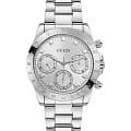 Guess Guess Ladies Jewelry GW0314L1  GW0314L1 кварцевые женские часы  серебристый циферблат, браслет нержавеющая сталь — вид спереди