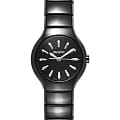 Rado Rado True R27655152  R27655152 кварцевые женские часы  черный циферблат, браслет высокотехнологичная керамика — вид спереди