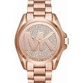 Michael Kors Michael Kors Bradshaw MK6437  MK6437 кварцевые женские часы  золотой циферблат, браслет нержавеющая сталь с pvd-покрытием — вид спереди
