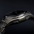 Casio Casio Wave Ceptor WVA-M650TD-1A кварцевые мужские часы часы, крупный план черный циферблат