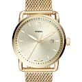 Fossil Fossil Georgia  FS5420  FS5420 кварцевые мужские часы золотой циферблат, браслет  — вид спереди