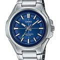 Casio Casio Collection MTP-RS100D-2A  MTP-RS100D-2A кварцевые мужские часы синий циферблат, браслет нержавеющая сталь — вид спереди