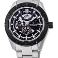 Orient Orient RE-AV0A01B00B  RE-AV0A01B00B механические мужские часы белый циферблат, браслет нержавеющая сталь — вид спереди