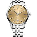 Victorinox Victorinox 241829  241829 кварцевые женские часы  оранжевый циферблат, браслет нержавеющая сталь 316l — вид спереди