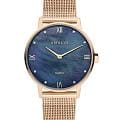 Amalys Amalys Kelly AMW-182  AMW-182 кварцевые женские часы синий циферблат, браслет нержавеющая сталь с pvd-покрытием — вид спереди