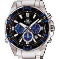 Casio Casio Edifice EFR-534D-1A2 EFR EFR-534D-1A2 кварцевые мужские часы  черный циферблат, браслет нержавеющая сталь — вид спереди