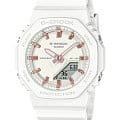 Casio Casio G-Shock GMA-P2100M-7A  GMA-P2100M-7A электронные женские часы белый циферблат, браслет пластик — вид спереди