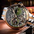 Earnshaw Earnshaw Barallier ES-8242-99  английские мужские часы на браслете нержавеющая сталь с pvd-покрытием боковой вид
