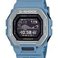 Casio Casio G-Shock GBX-100-2ADR (GBX-100-2A)  GBX-100-2A электронные мужские часы черный циферблат, браслет полимер — вид спереди