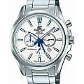 Casio Casio Edifice EFB-504JD-7A  EFB-504JD-7A кварцевые мужские часы белый циферблат, браслет нержавеющая сталь — вид спереди