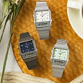 Casio Casio Vintage AQ-800E-3ADF (AQ-800E-3A) женские часы голубой циферблат на запястье