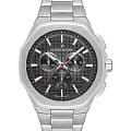 Jacques Philippe Jacques Philippe Octagon JPQGC391316  JPQGC391316 кварцевые мужские часы черный циферблат, браслет нержавеющая сталь — вид спереди