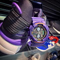 Casio Casio G-Shock GA-140-6AER электронные мужские часы часы крупный план черный циферблата