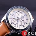 Casio Casio Edifice EFR-552L-7A, edifice япония мужские часы на браслете кожаный боковой вид