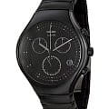 Rado Rado True R27814702  R27814702 кварцевые мужские часы черный циферблат, браслет высокотехнологичная керамика — вид спереди
