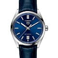 TAG Heuer TAG Heuer Carrera WBN2112.FC6504  WBN2112.FC6504 механические мужские часы синий циферблат, браслет кожаный — вид спереди