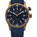 Maurice Lacroix Maurice Lacroix Pontos S Diver PT6248-BRZ0B-430-4  PT6248-BRZ0B-430-4 механические мужские часы синий циферблат, браслет каучук — вид спереди