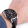 Seiko Seiko Astron GPS Solar SSE061J1, astron gps япония мужские часы на браслете кожаный боковой вид