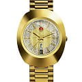 Rado Rado The Original Automatic R12413243 Automatic R12413243 механические мужские часы золотой циферблат, браслет нержавеющая сталь с pvd-покрытием — вид спереди