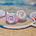 Casio Casio Baby-G BGA-280-4A3 кварцевые женские часы часы крупный план розовый циферблата
