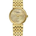 Rado Rado Florence Diamonds R48915903  R48915903 кварцевые женские часы золотой циферблат, браслет нержавеющая сталь с pvd-покрытием — вид спереди